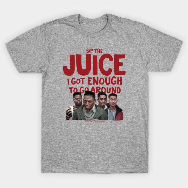 Sip The Juice T-Shirt by Art Simpson